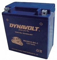 Dynavolt MG20CH-BS  гелевий акумулятор для мотоциклів, квадроциклів і гідроциклів